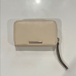 Vince Camuto Beige Leather Wallet